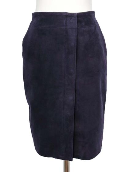 LUISE&LOIS Lederrock 16 navy