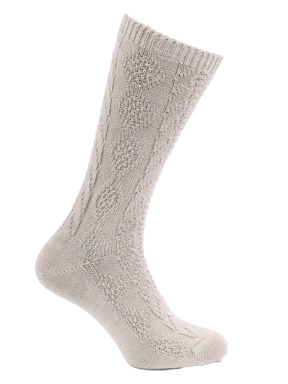 Socke uni beige