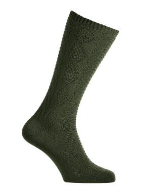 Socke uni loden